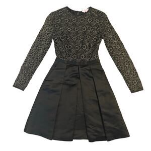 Ted Baker London Sew In Love Freeya cocktail long sleeve dress size 0 (US 2)